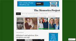 Desktop Screenshot of memoriesproject.com